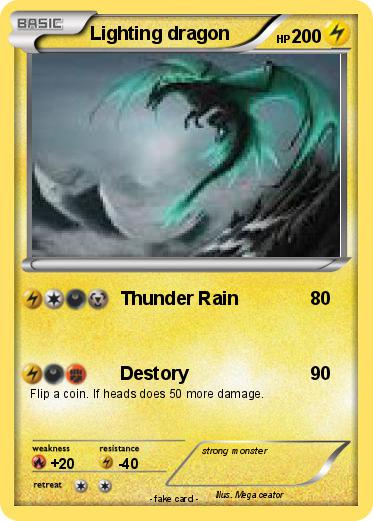 Pokemon Lighting dragon