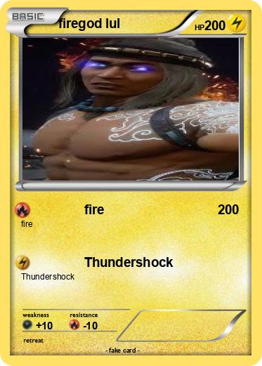 Pokemon firegod lul