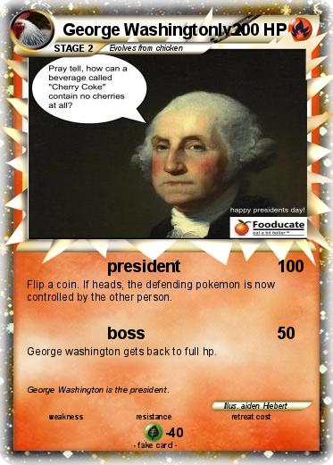 Pokemon George Washingtonlv.X