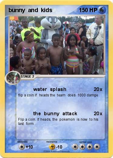 Pokemon bunny  and  kids