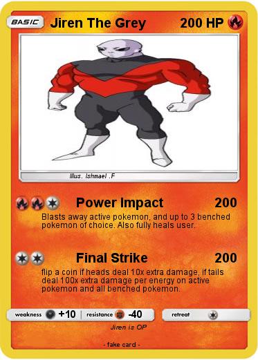 Pokemon Jiren The Grey