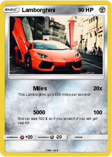 Pokemon Lamborghini