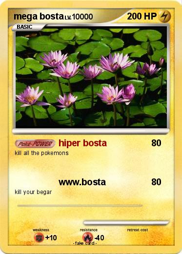 Pokemon mega bosta