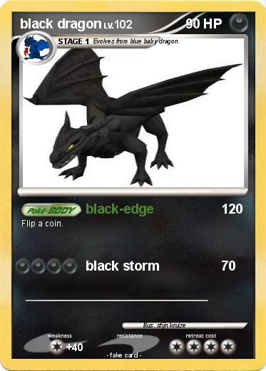 Pokemon black dragon