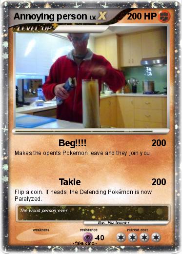 Pokemon Annoying person