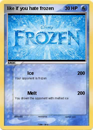 Pokemon like if you hate frozen