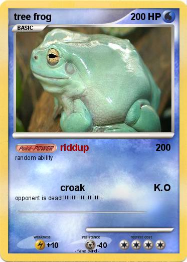 Pokemon tree frog