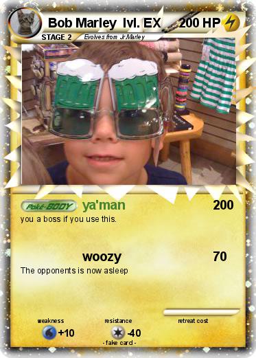 Pokemon Bob Marley  lvl. EX