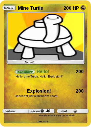 Pokemon Mine Turtle