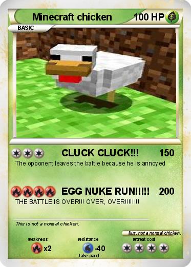Pokemon Minecraft chicken