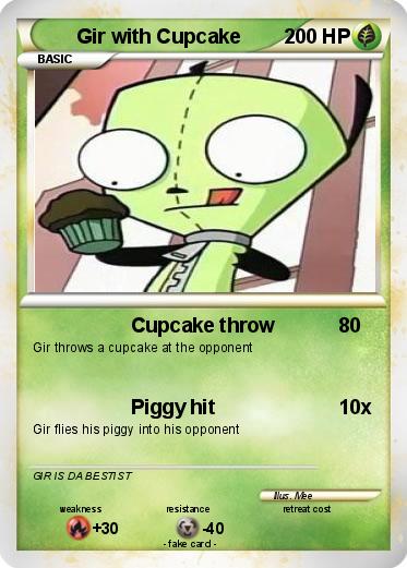 Pokemon Gir with Cupcake