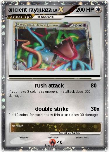 Pokemon ancient rayquaza