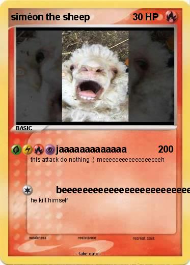 Pokemon siméon the sheep