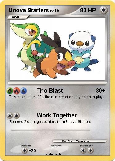 Pokemon Unova Starters