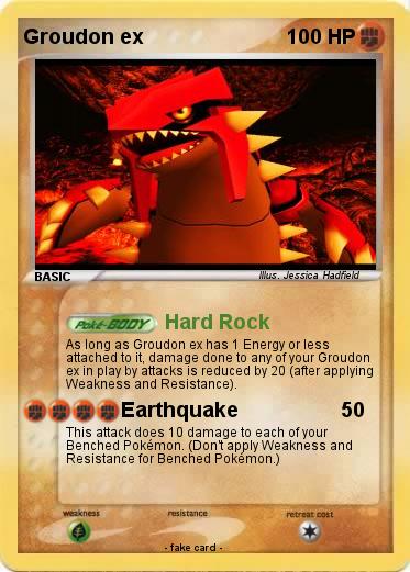 Pokemon Groudon ex