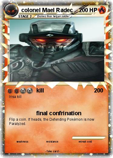 Pokemon colonel Mael Radec