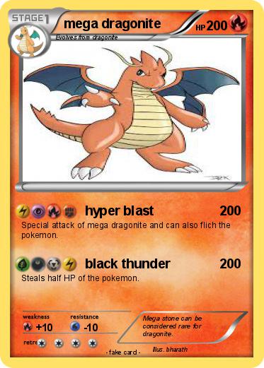 Pokemon mega dragonite