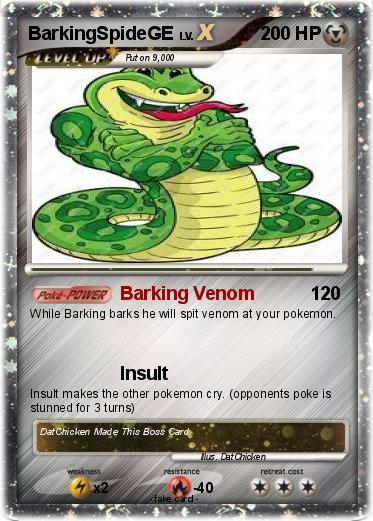 Pokemon BarkingSpideGE