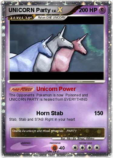 Pokemon UNICORN Party