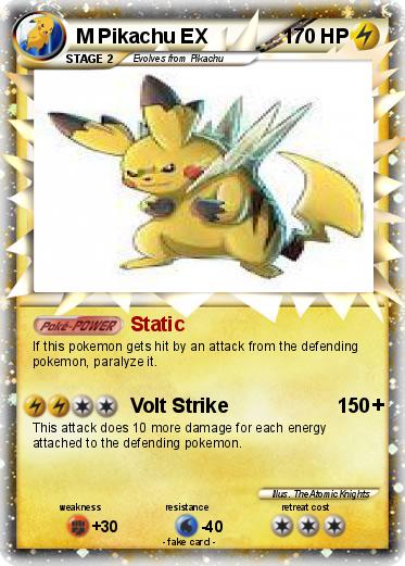 Pokemon M Pikachu EX