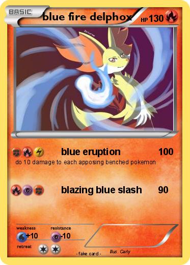 Pokemon blue fire delphox