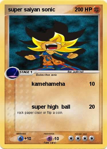 Pokemon super saiyan sonic