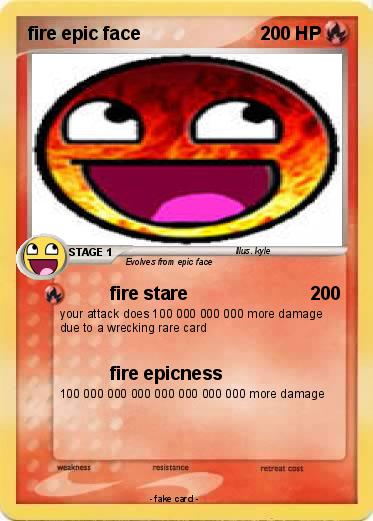 Pokemon fire epic face