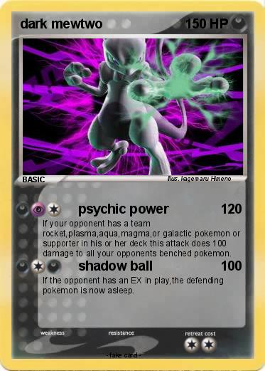 Pokemon dark mewtwo