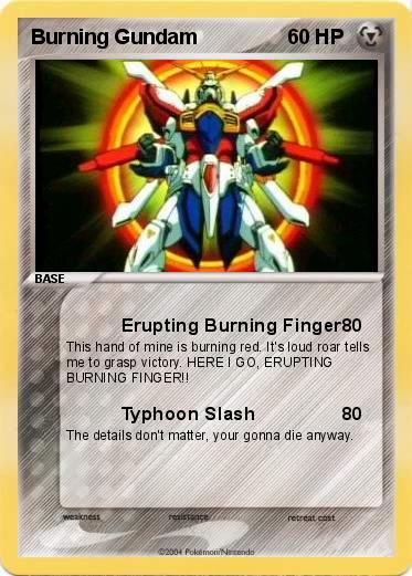 Pokemon Burning Gundam