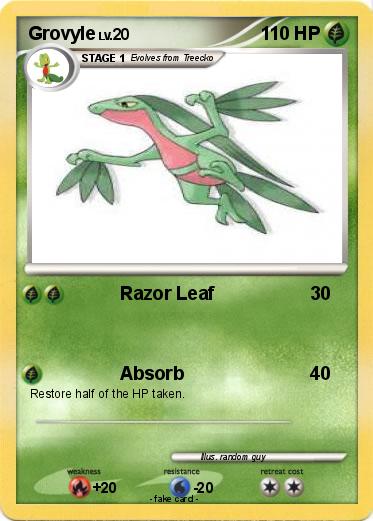 Pokemon Grovyle