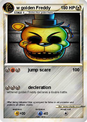 Pokemon w golden Freddy