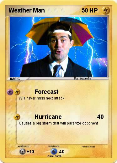 Pokemon Weather Man