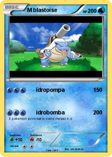 Pokemon M blastoise