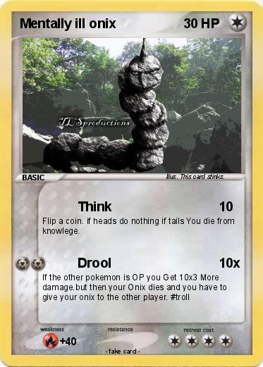 Pokemon Mentally ill onix