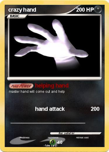 Pokemon crazy hand