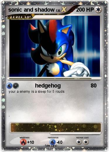 Pokemon sonic and shadow