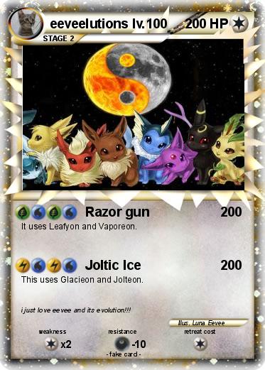 Pokemon eeveelutions lv.100