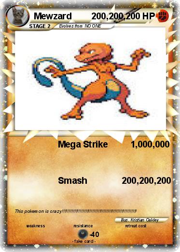 Pokemon Mewzard        200,200,