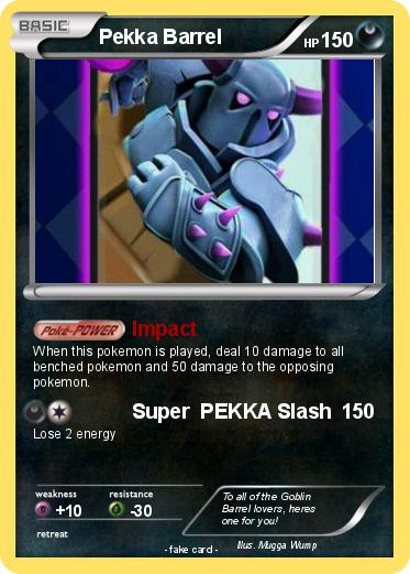 Pokemon Pekka Barrel