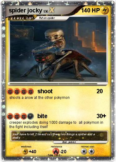 Pokemon spider jocky