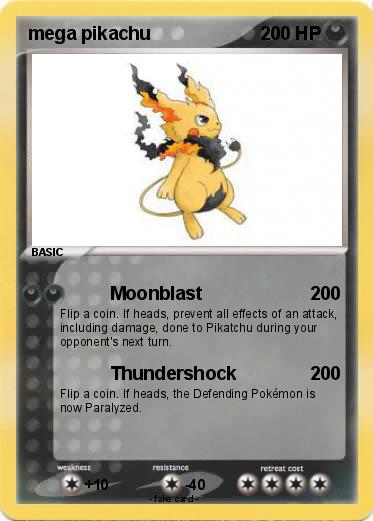 Pokemon mega pikachu
