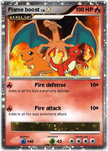 Pokemon Flame boost