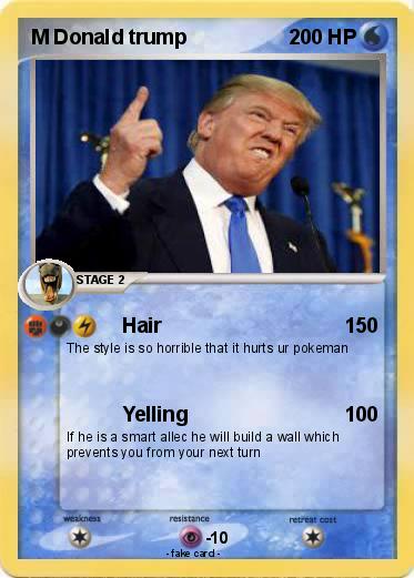 Pokemon M Donald trump