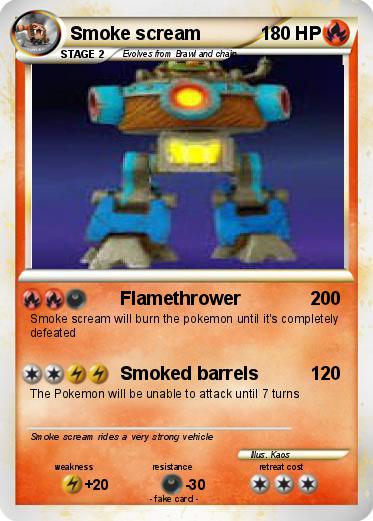 Pokemon Smoke scream
