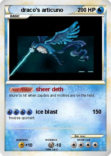 Pokemon draco's articuno