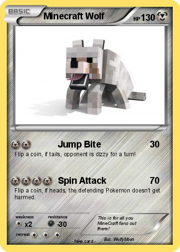Pokemon Minecraft Wolf
