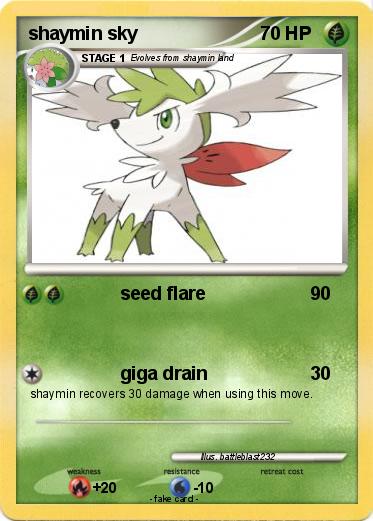 Pokemon shaymin sky