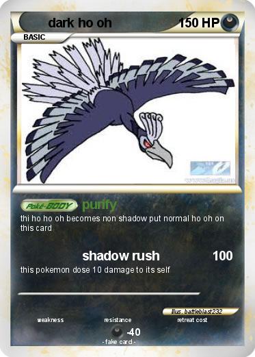 Pokemon dark ho oh