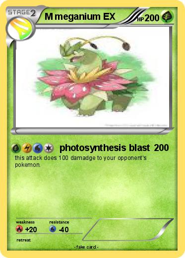 Pokemon M meganium EX