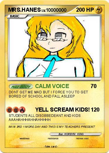 Pokemon MRS.HANES